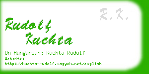 rudolf kuchta business card